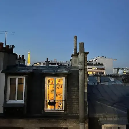 Charmante Petite Vue Sur Les Toits De Avec Ascenseur - 15 Minutes Tour Eiffel Apartment *